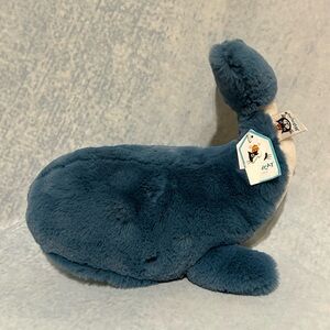 Jellycat Teal Plush Seal Toy
WALLY WHALE 🐳